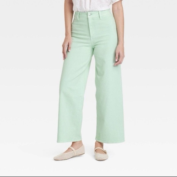 a new day Denim - NWT a new day Mint high-rise sailor Wide Leg Jeans
